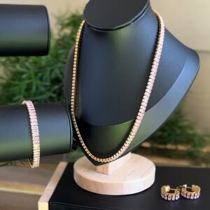 Pink CZ Set